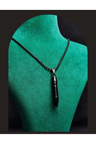 Lio20 Kurşun Modeli Kolye Unisex Aksesuar Bijuteri Kolye Hediyelik