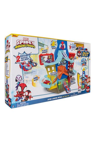 TOYFEST مجموعة لعب السيارة Spidey Diecast