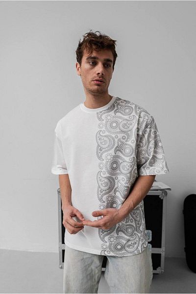 İLKCET MODA Μπλουζάκι Unisex Oversize με σχέδιο