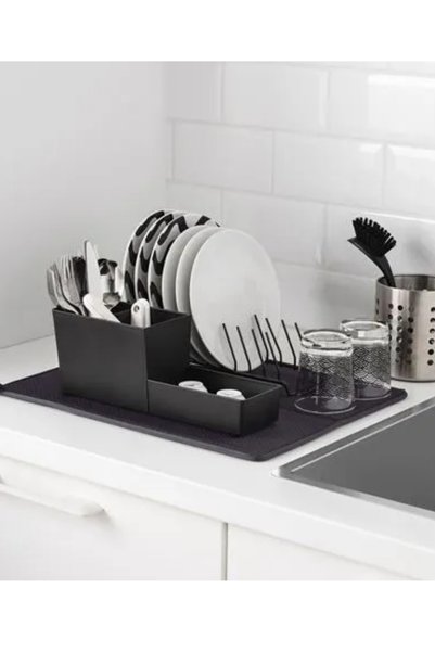 IKEA Premium Ürün Kaliteli Dayanıklı Pratik Kullanım Kullanışlı Bulaşık Kurutma Matı NYSKÖLJD