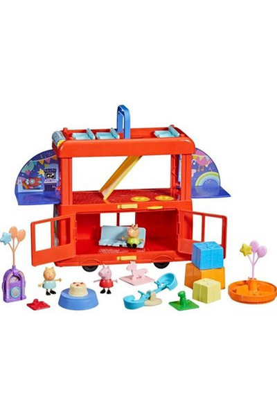TOYFEST Peppa Pig 2 in 1 Party Bus