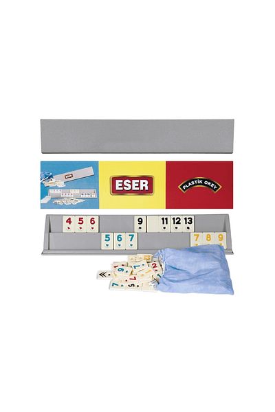 NEZADE STORE Adult Large Size Plastic Okey Set (Lisinya)