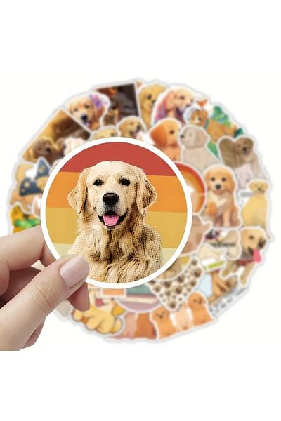 Major Selection Σετ αυτοκόλλητων 50 Cute Dogs Σετ αυτοκόλλητων για φορητό υπολογιστή tablet