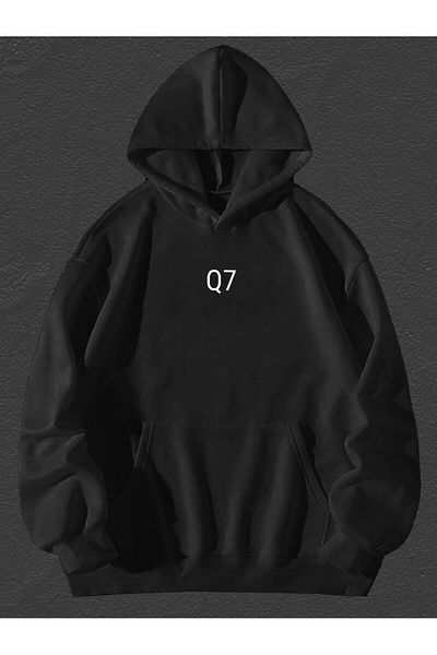 VEK Quaresma Printed Oversize Sweatshirt - Q7 Special Design, 100% Cotton