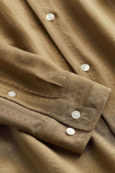H&M Regular Fit Textured shirt