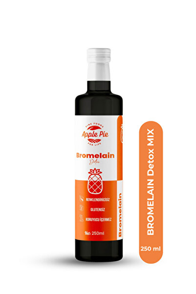 Bromelain Detox Mix 250 ml Özel Formül , Koenzim Q10, Mate Yaprağı Ekstresi
