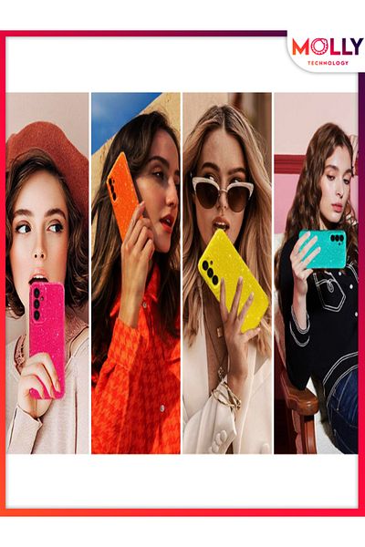 Molly حافظة سيليكون لامعة فضية اللون لهاتف Xiaomi Redmi Note 10 Pro