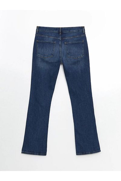 LC Waikiki Γυναικείο τζιν παντελόνι LCW ECO Indigo Straight Fit