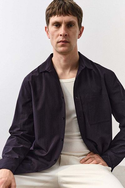 H&M Regular Fit Lyocell-blend shirt