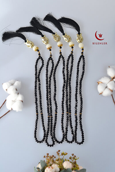 Bilenler Mărgele de rugăciune din cristal Mevlitlik pentru cadou, 5 bucăți cu...