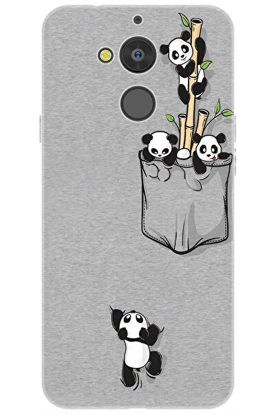 General Mobile GM 8 Uyumlu Kılıf Desen Baskılı Silikon Pandalar STK:749 CP-dy...