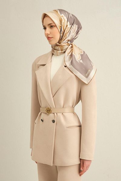 Armine Κασκόλ με μοτίβο Pure Silk Twill 9337- 07