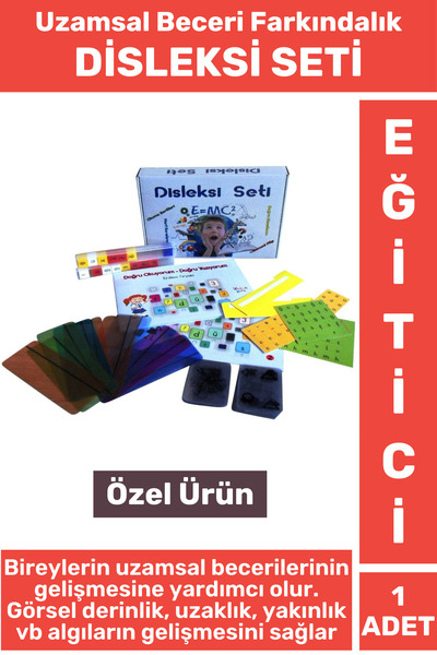 Wintoup Premium Özel Eğitim Duyusal Uzamsal Beceri Farkındalık Okuma Yazma Ge...