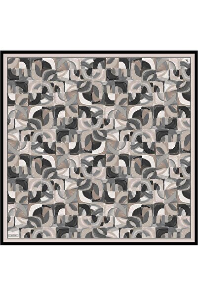 Armine Desenli Saf Ipek Sura Eşarp 9329- 85