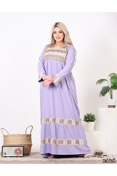 Genrics Marasi cotton embroidery abaya, comfortable to wear