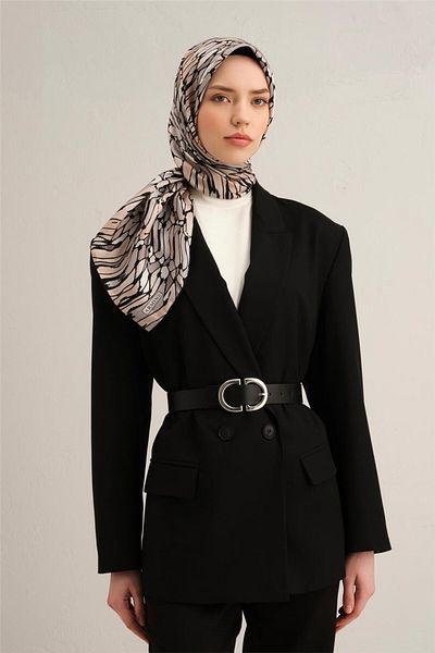 Armine Φουλάρι με σχέδιο από καθαρό μεταξωτό Twill 9335- 86