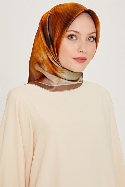 Armine cu imprimeu abstract Eșarfă Twill Saf mătase 9233D 31