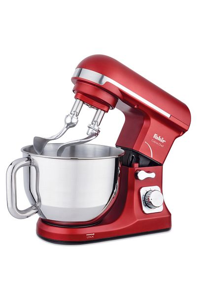 Fakir Robot de bucatarie Culina Chef, 1000W, Bol 5 L inox, Bol 5 L sticla, Sistem carlige duble, 6 Viteze