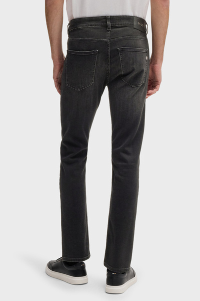 BOSS Streç Pamuklu Skinny Fit Normal Bel Dar Paça Jeans Erkek KOT PANTOLON 50532605 005