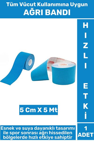 Wintoup Muscle Waist Leg Leg Arm Neck Back Shoulder Abdomen Hip Sport 5 Meter Heat Pain Band Blue