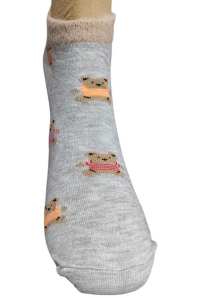 marufshop Дамски пухкави еластични ботуши с весели шарки, 3 броя