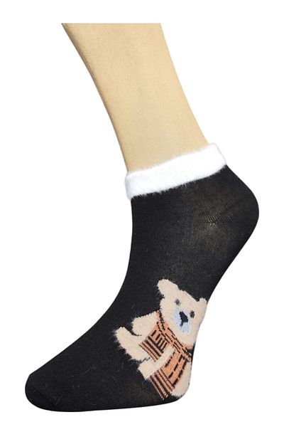 marufshop Дамски пухкави еластични ботуши с весели шарки, 3 броя