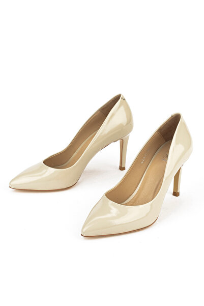 Ziya Бежеві жіночі шкіряні туфлі на підборах 1511030Z42922