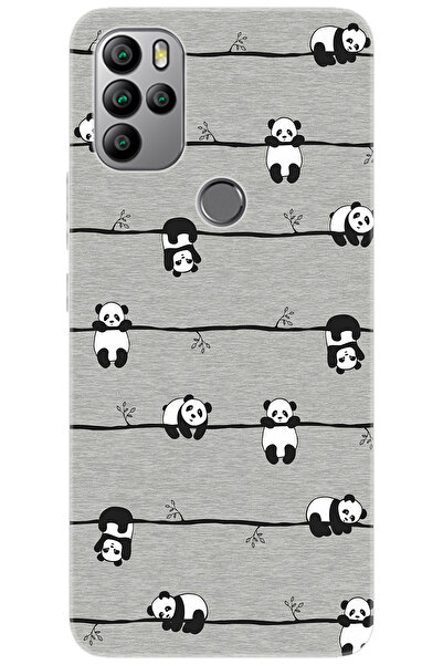 General Mobile GM 21 PRO (G700/G701) Uyumlu Kılıf Desen Baskılı Silikon Panda...