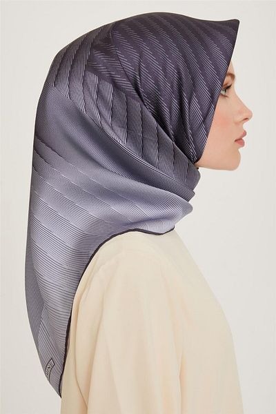 Armine Eșarfă pură din twill de mătase 9237d 03