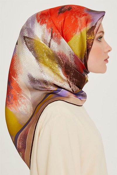 Armine Φουλάρι Sura Pure Silk - 9240d 80 Μοντέλο