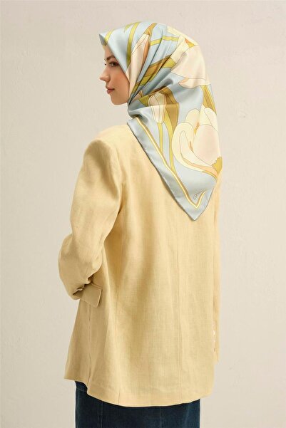 Armine Κασκόλ με μοτίβο από καθαρό μεταξωτό τουίλ 9302- 01