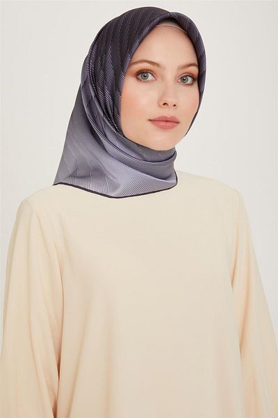 Armine Eșarfă pură din twill de mătase 9237d 03