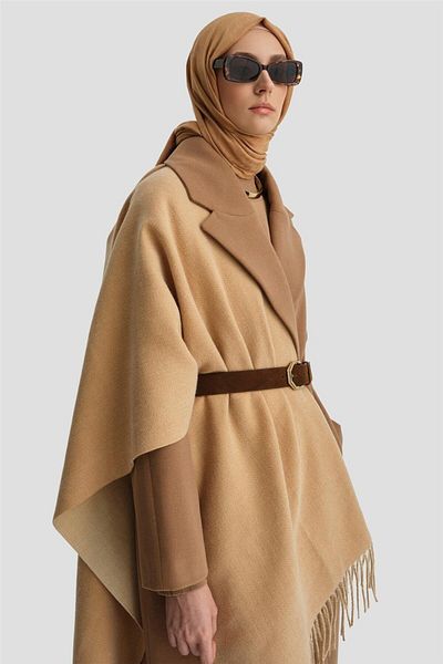 Armine Camel Scarf Ortatkı05