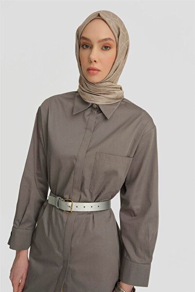 Armine Varak Baskılı Tunik 25y4601 Gri