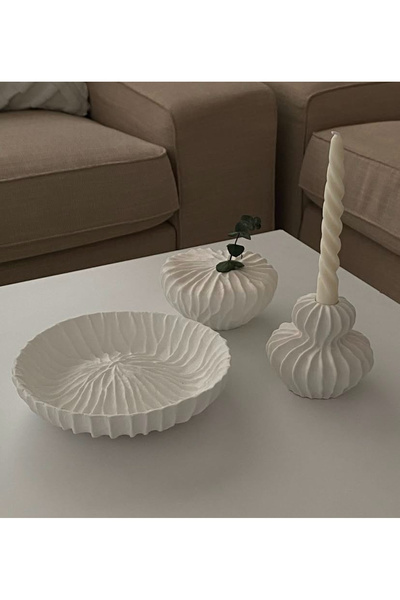 GiftCandle Modern Minimalist İç Mekan Dekorasyonu | Rustik Tarz Sofra ve Salo...