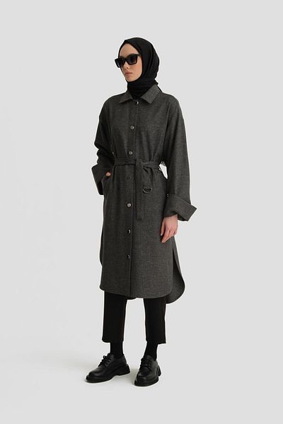 Armine Gray Melange Linen - Take It 24K5601