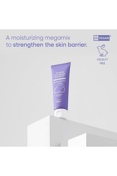 Purito Pureto Dermaid Cica Barrier Night Cream keeps skin well moisturized all night long, 80 ml