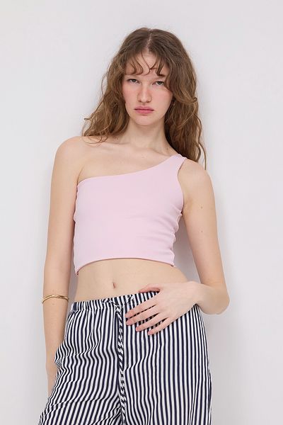 Addax Μονό ώμο Crop Tank Top A13618-p13