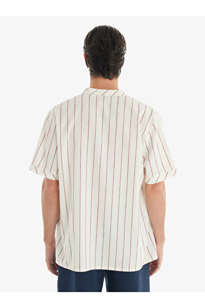 Blackspade Ανδρικό πουκάμισο 40720 - Βουργουνδία ριγέ