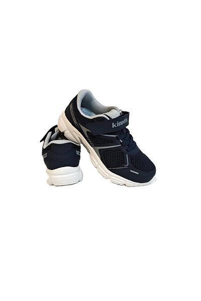Kinetix Arion Fx Navy Blue Velcro Walking Running Children's Sports Shoes