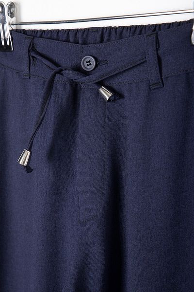 Cansın Mini Navy Blue Boy's Double Leg Jogger Fabric Trousers 20048