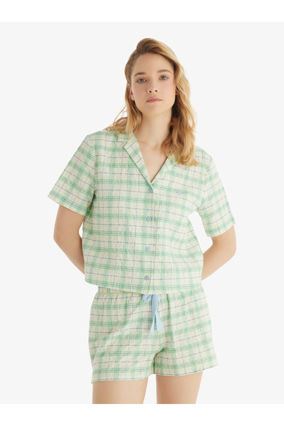 Blackspade Women's Shorts 60545 - Square Pattern