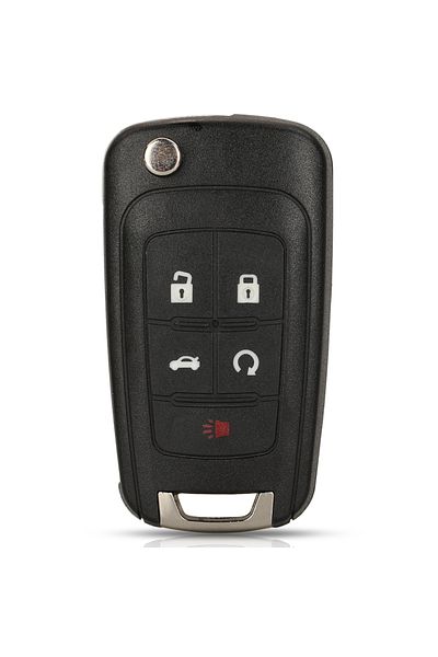 jingyuqin for Chevrolet 5 Buttons jingyuqin Flip Remote Car Key Shell For Chevrolet Cruze Epica Lova Camaro Im