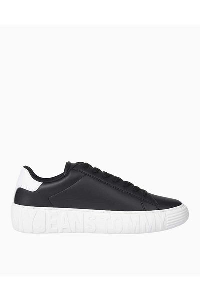 Tommy Hilfiger Men's Tommy Hilfiger Leather Outsole Cupsole Sneaker EM0EM01159