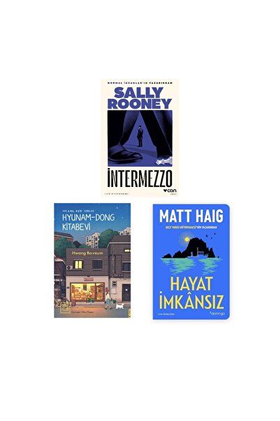 Can Yayınları SALLY ROONEY INTERMEZZO ,HYUNAM-DONG KITAPEVI , HAYAT IMKANSIZ=...