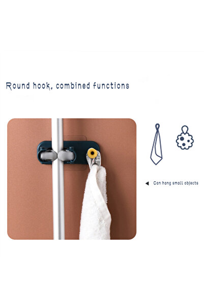 sharpdo Punch-free household toilet mop holder