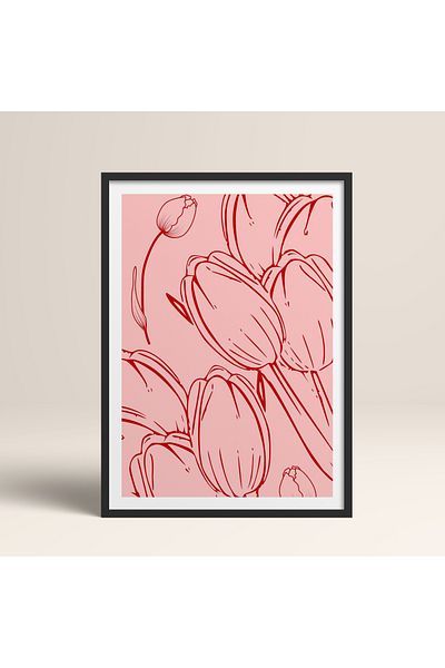 HOMEPACK Pictură cu un singur cadru din lemn Pictură poster dintr-o bucată TK/871