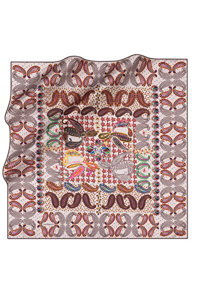 Cacharel Etnik Desenli Cacharel Twill Eşarp