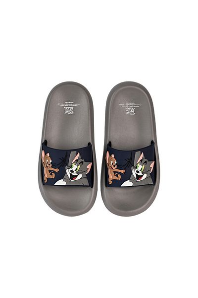 URBAN HAUL UrbanHaul Tom & Jerry Patterned Non-Slip Sole Boys' Slider Suitable for Daily Use