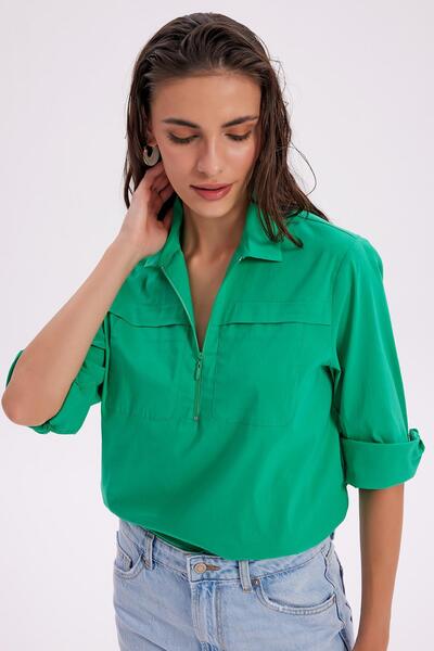 Masha Kate ΜΠΛΟΥΖΑ POLO LAPEL